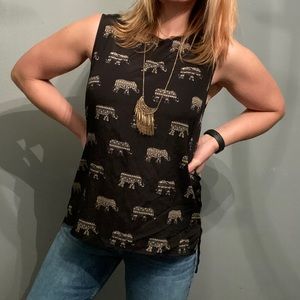 Cute elephant print blouse from Forever21